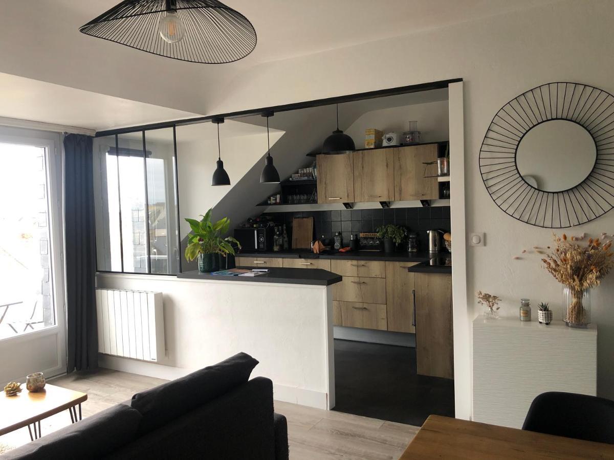 Joli T2 Avec Balcon, Calme & Vue Sur Intra Muros Сен-Мало Экстерьер фото